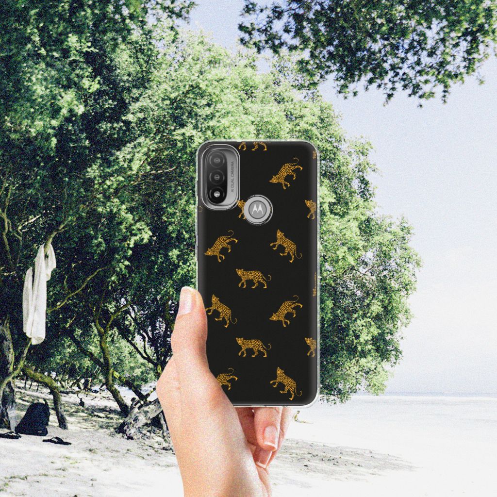 TPU Hoesje voor Motorola Moto E20 | E40 Leopards B2C Telecom