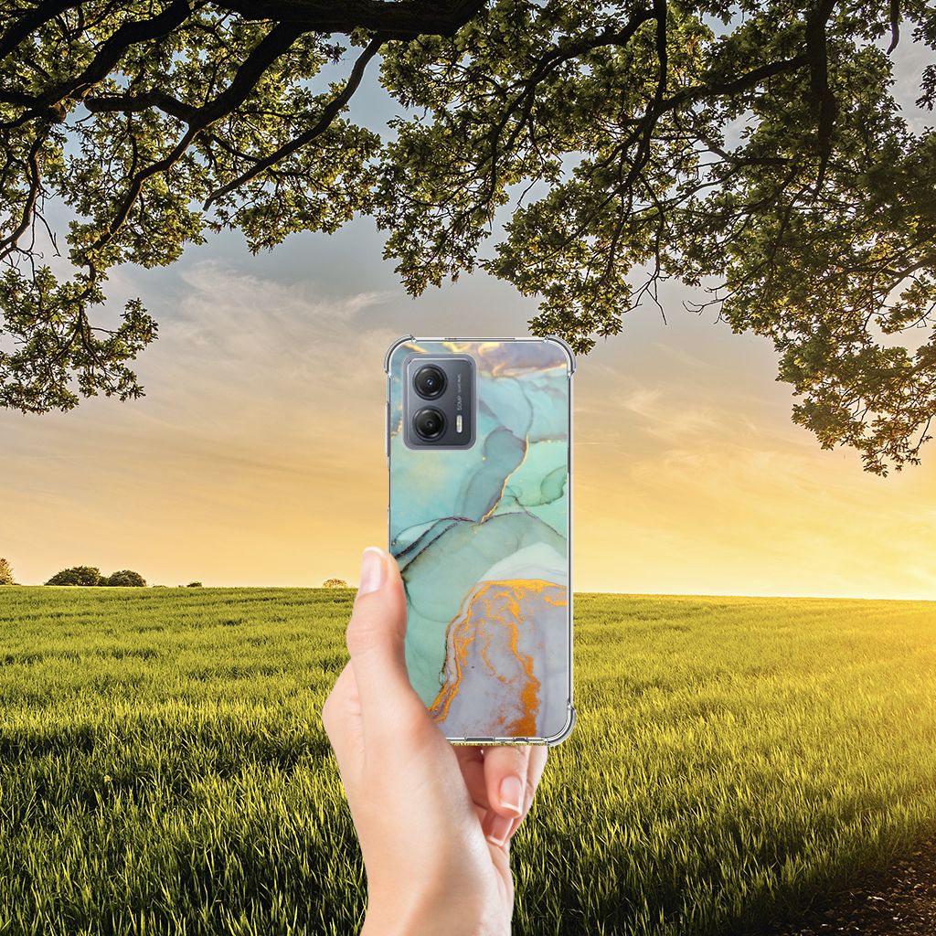 Back Cover voor Motorola Moto G53 Watercolor Mix B2C Telecom