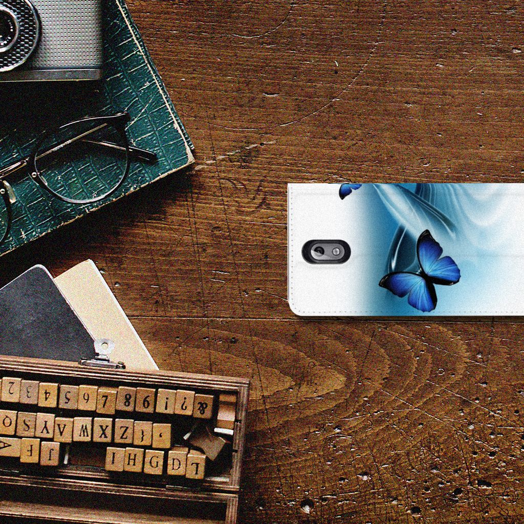 Nokia 3.1 (2018) Hoesje maken Vlinders