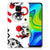 Silicone Back Case Xiaomi Redmi Note9 Skull Red
