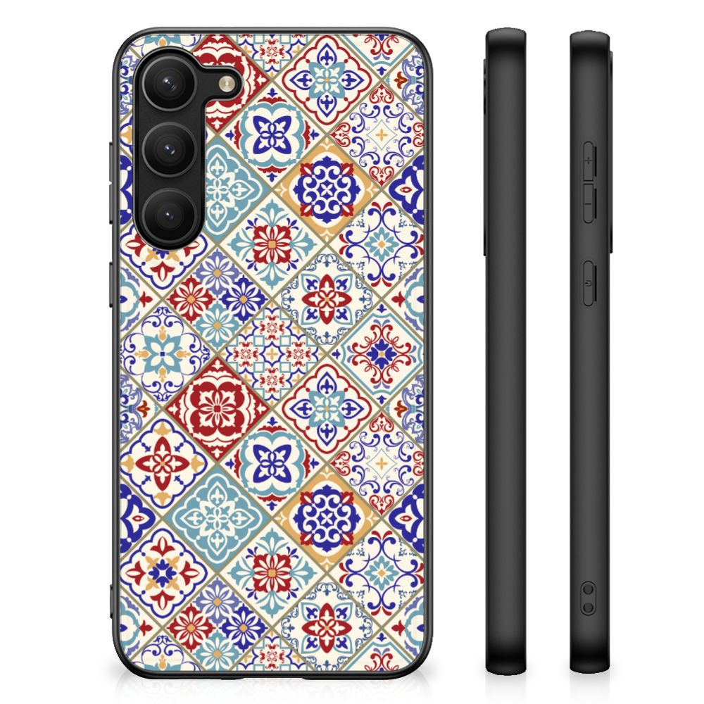 Samsung Galaxy S23 Plus Marmeren Print Telefoonhoesje Tiles Color B2C Telecom