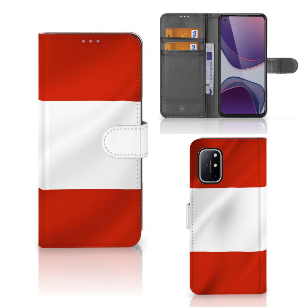 OnePlus 8T Bookstyle Case Oostenrijk