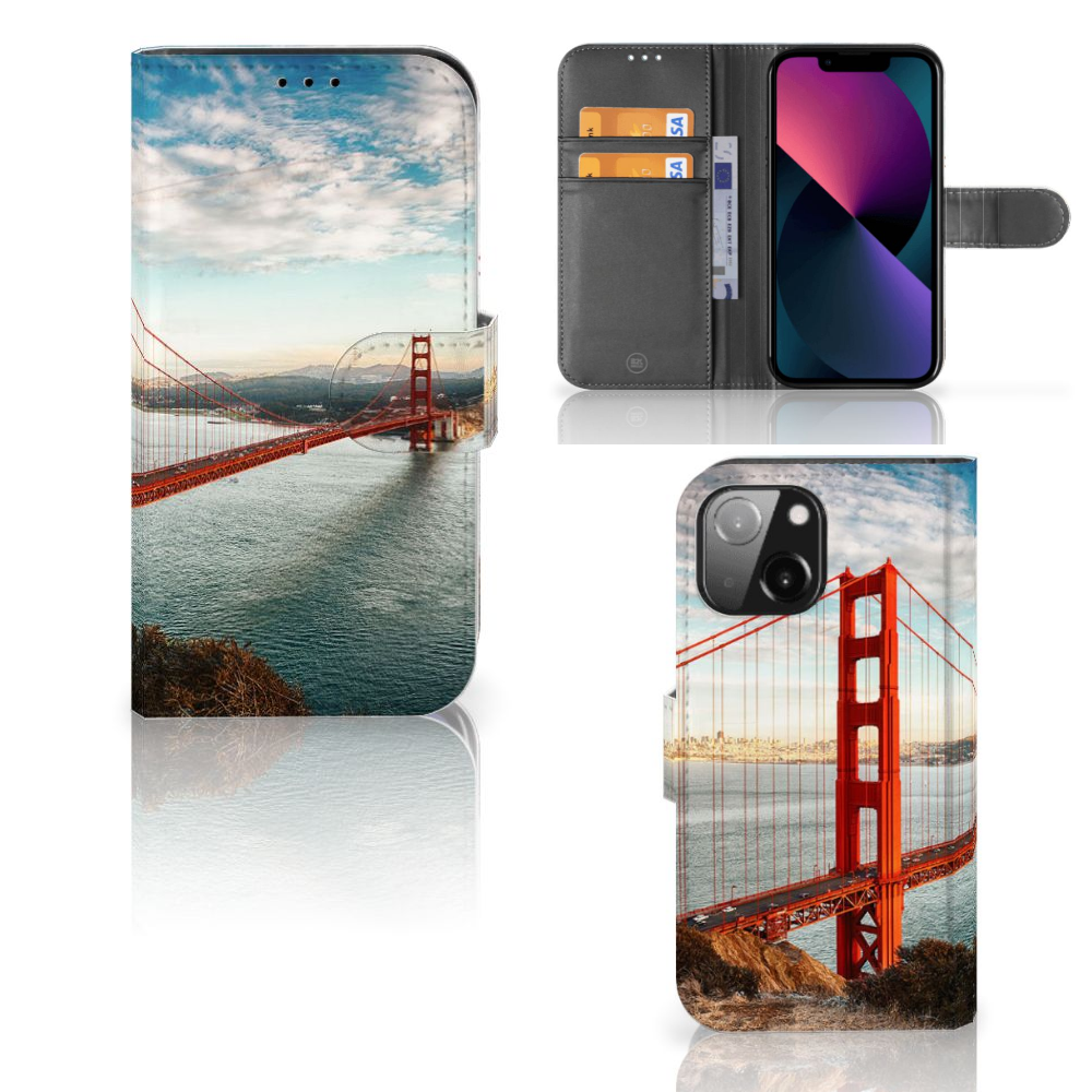 iPhone 13 Mini Flip Cover Golden Gate Bridge