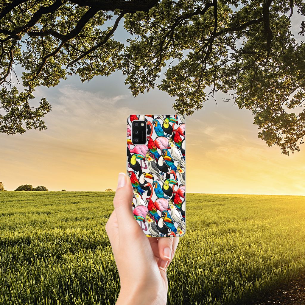 Samsung Galaxy A41 TPU Hoesje Birds B2C Telecom