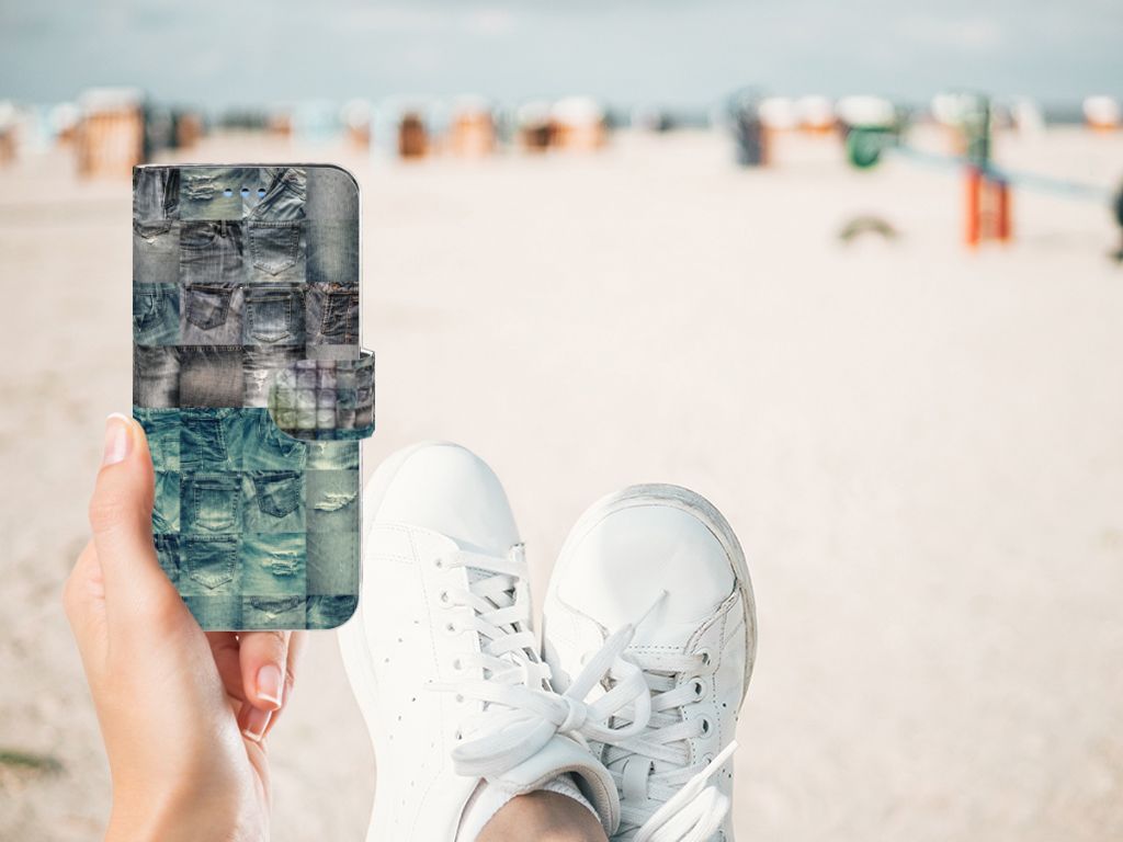 Wallet Case met Pasjes Samsung Galaxy S9 Spijkerbroeken