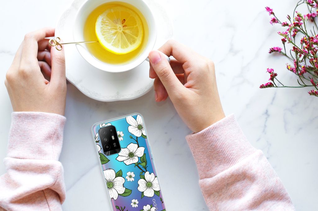 OPPO A94 5G | Reno5 Z TPU Case Dogwood Flowers B2C Telecom