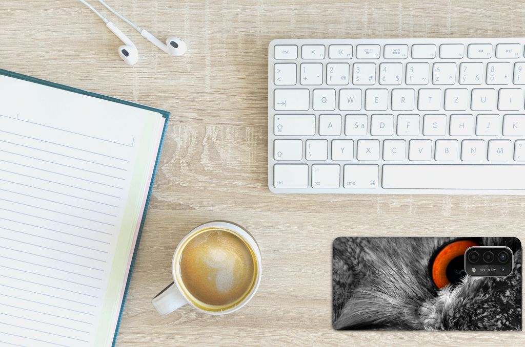 OPPO A54 5G | A74 5G | A93 5G Hoesje maken Uil - B2C Telecom