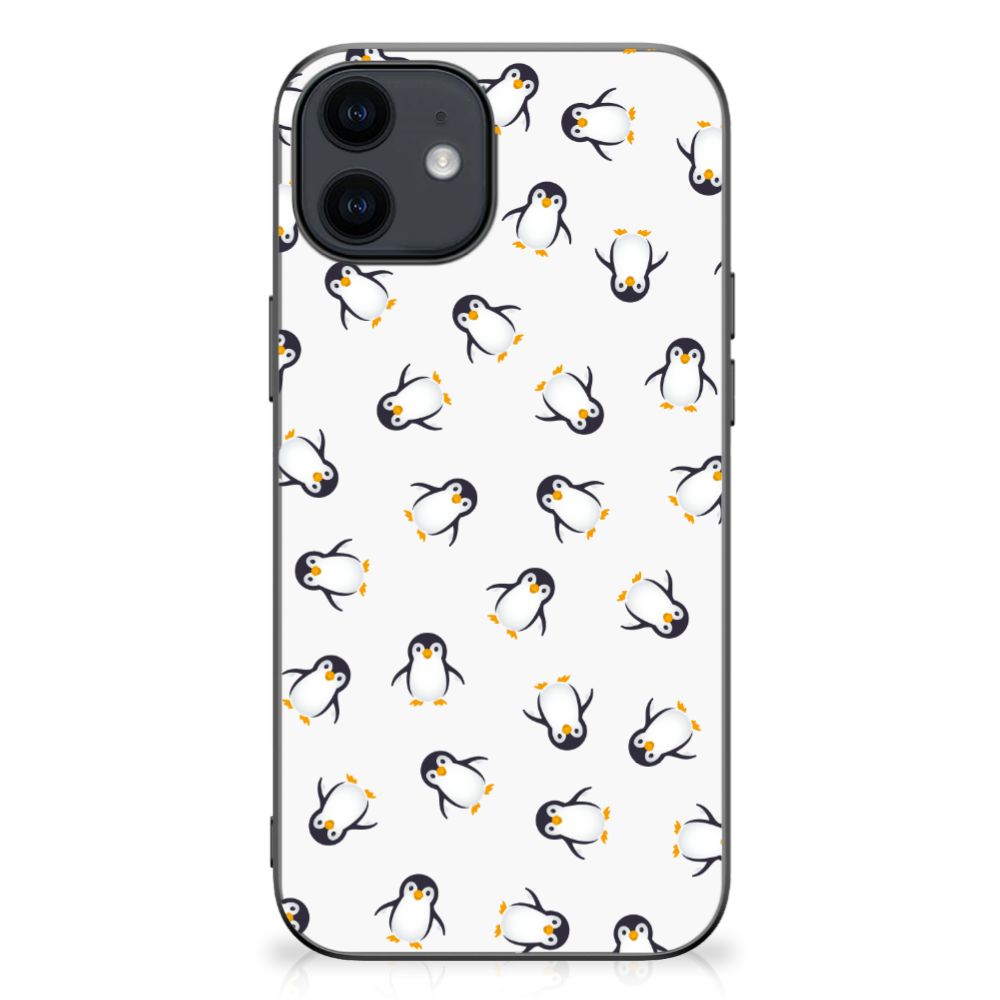Bumper Case voor iPhone 12 Pro | 12 (6.1") Pinguïn