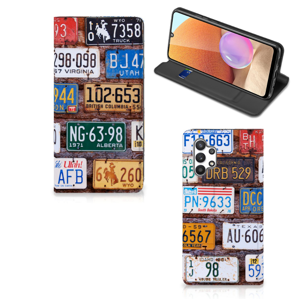 Samsung Galaxy A32 4G | A32 5G Enterprise Editie Stand Case Kentekenplaten - B2C Telecom