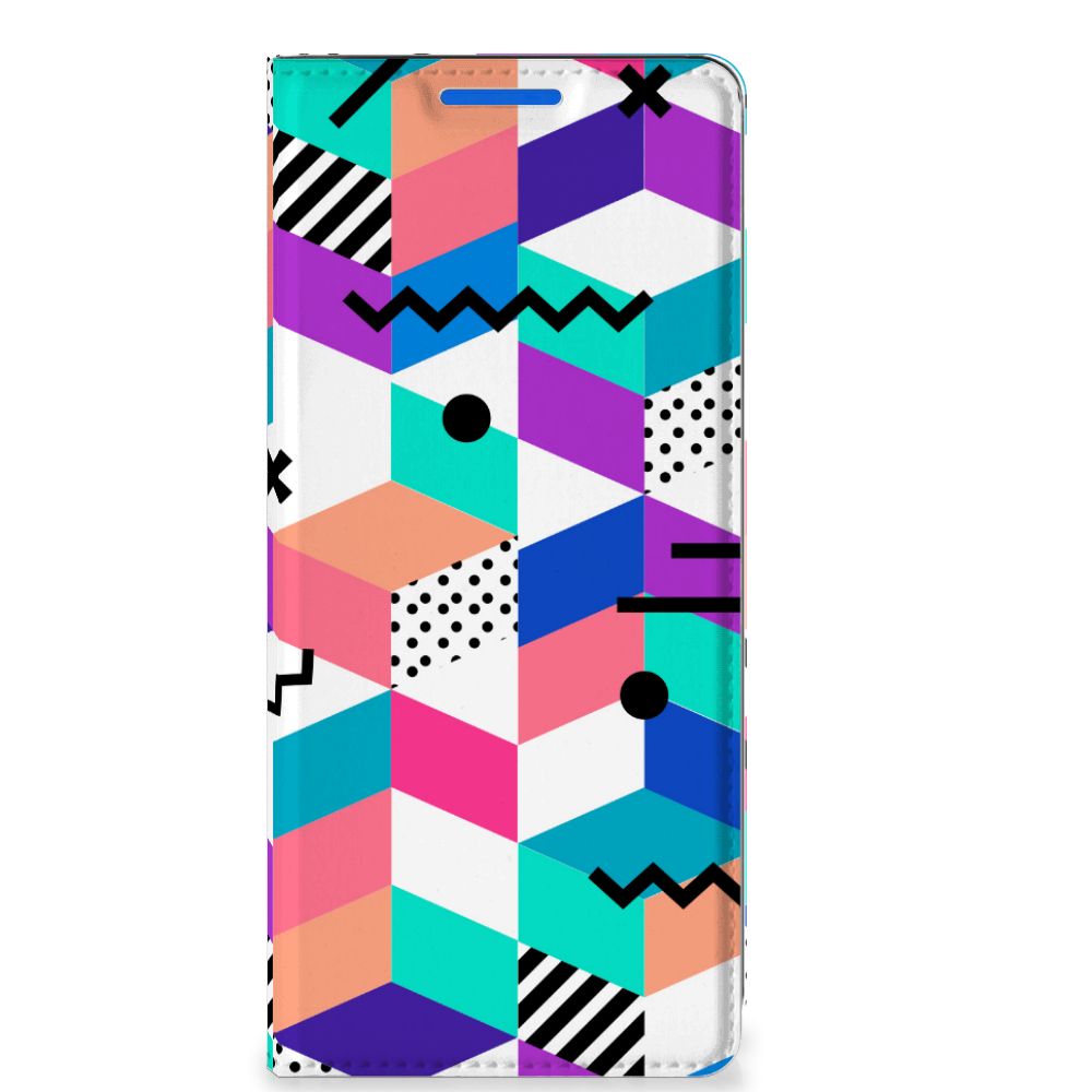 OPPO Reno 6 Pro Plus 5G Stand Case Blokken Kleurrijk - B2C Telecom