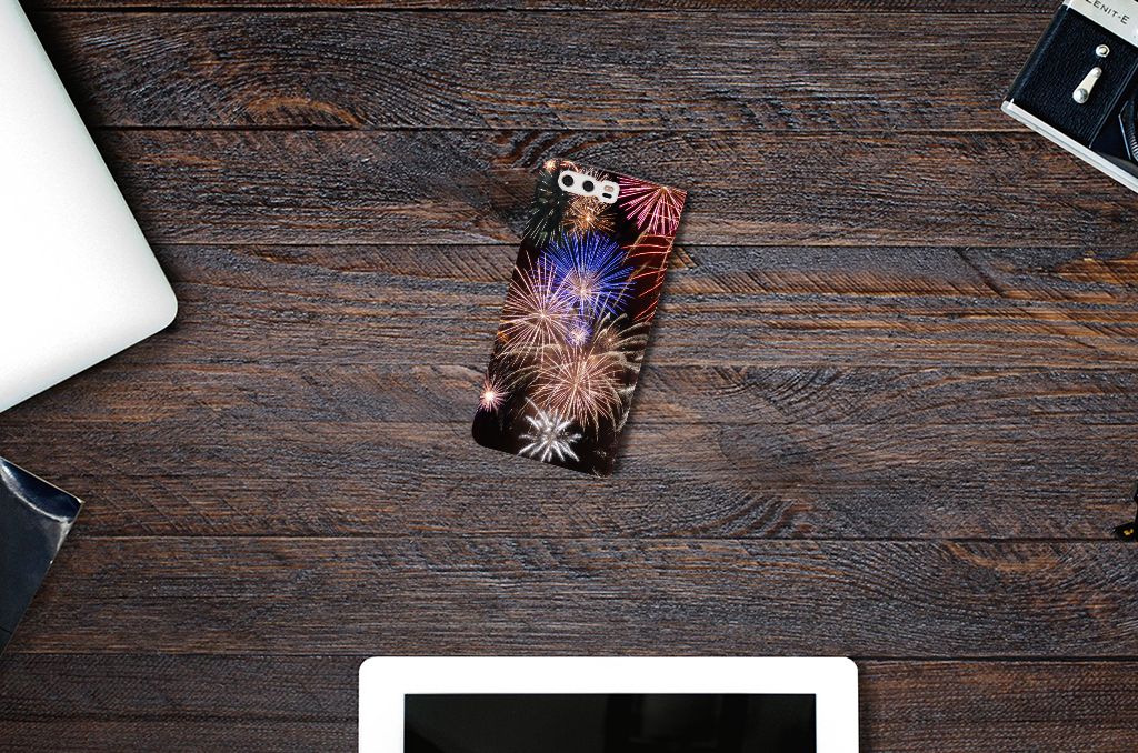 Huawei P10 Plus Hippe Standcase Vuurwerk