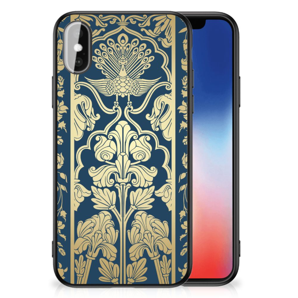 iPhone X | Xs Bloemen Hoesje Beige Flowers
