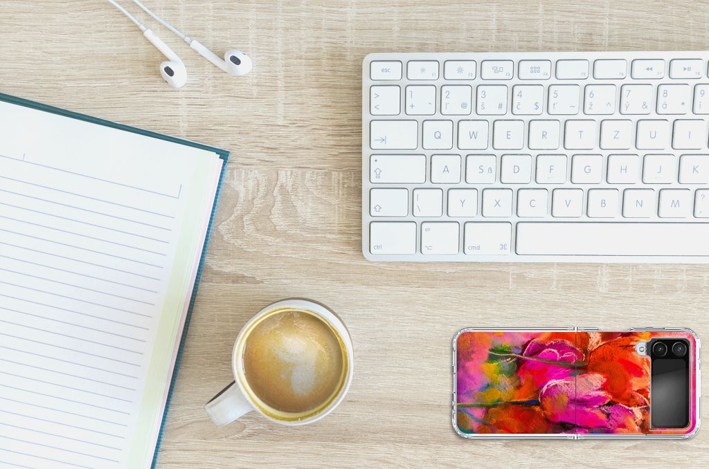 Hoesje maken Samsung Galaxy Z Flip 4 Tulips