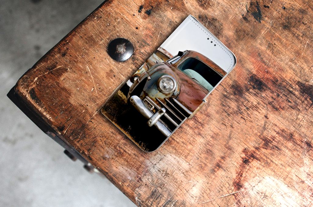 Xiaomi Mi A2 Lite Telefoonhoesje met foto Vintage Auto