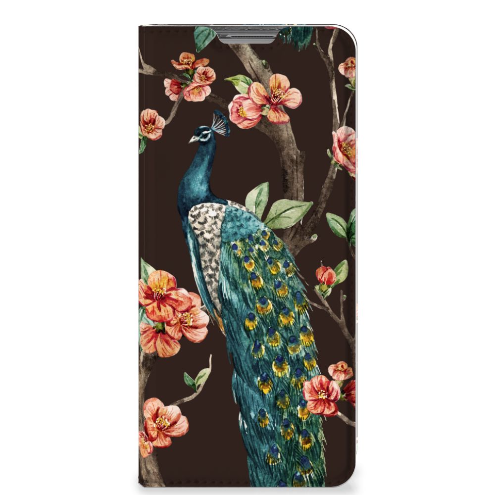 OPPO Find X5 Hoesje maken Pauw met Bloemen - B2C Telecom