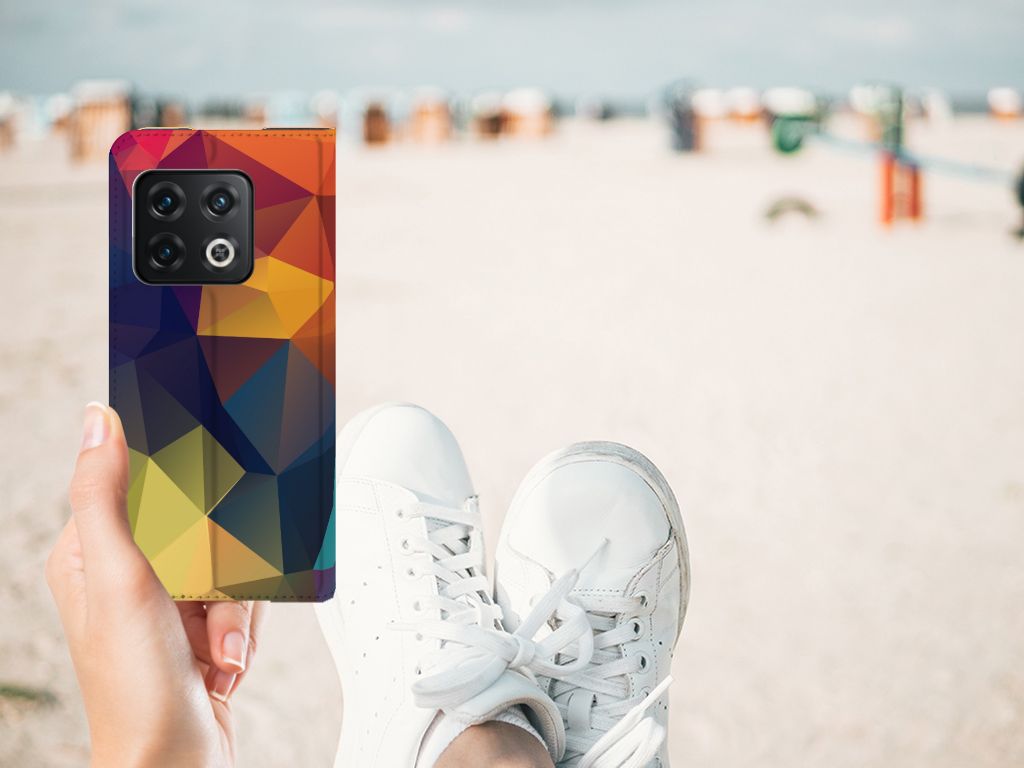 OnePlus 10 Pro Stand Case Polygon Color - B2C Telecom