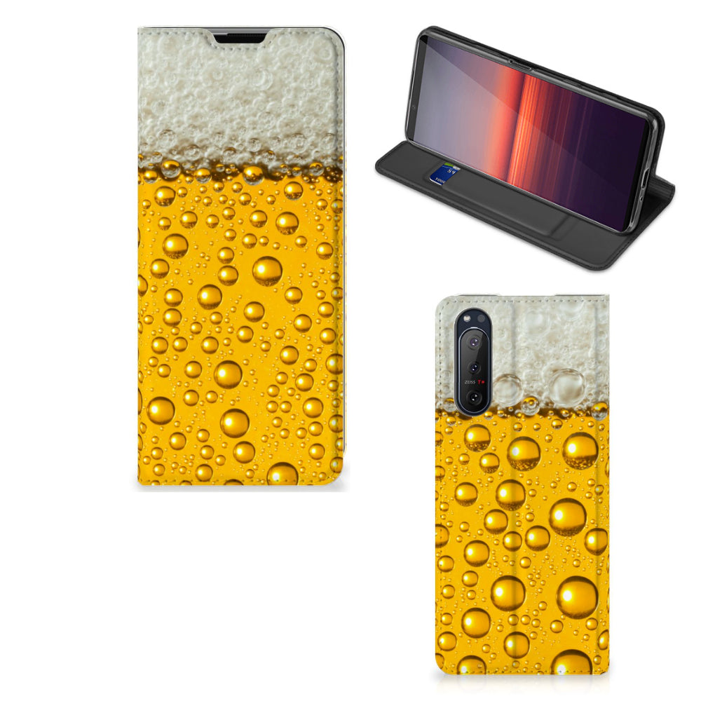 Sony Xperia 5 II Flip Style Cover Bier