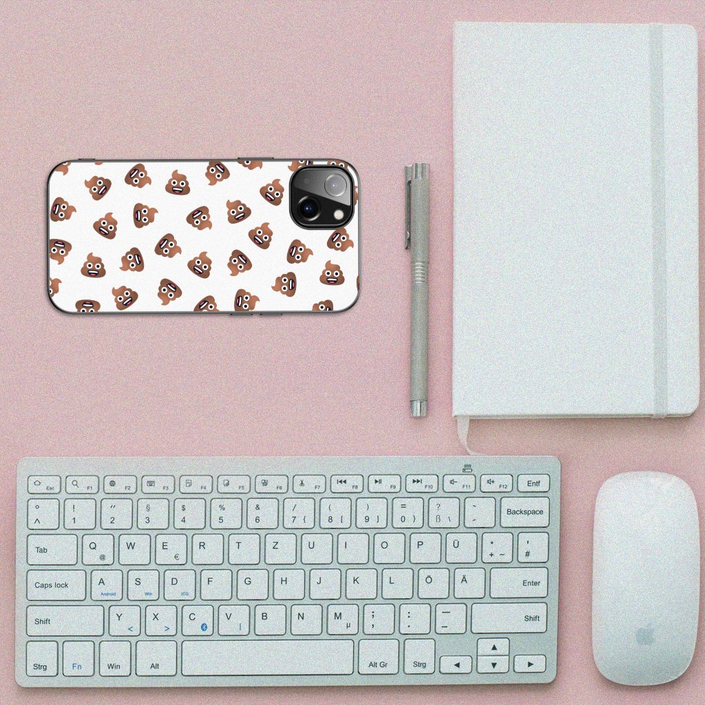 Back Case voor iPhone 14 Plus Poep Emojis B2C Telecom