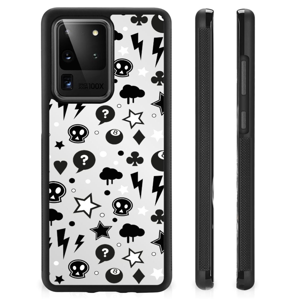 Mobiel Case Samsung Galaxy S20 Ultra Silver Punk B2C Telecom