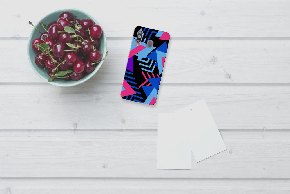 Samsung Galaxy M30 TPU Hoesje Funky Triangle