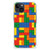 iPhone 15 Plus Doorzichtige Silicone Hoesje Blokken B2C Telecom