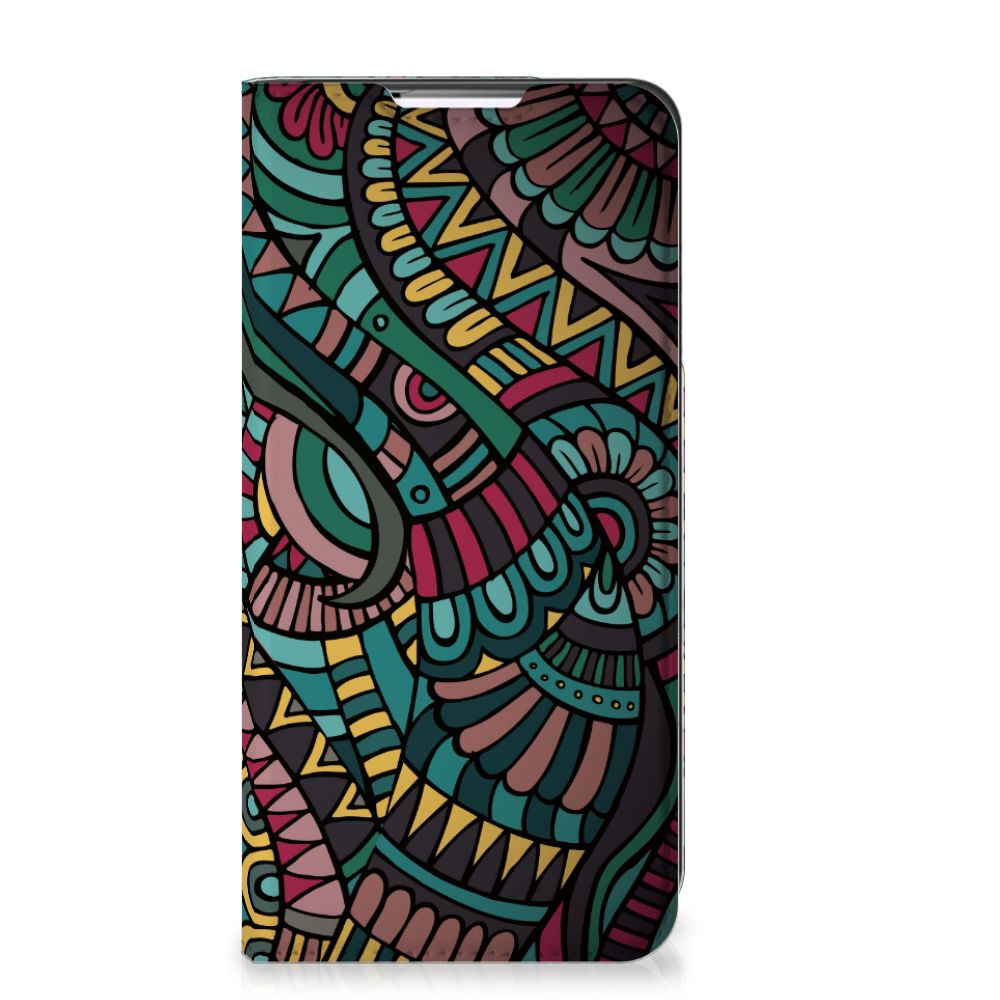 Samsung Galaxy S22 Plus Hoesje met Magneet Aztec - B2C Telecom