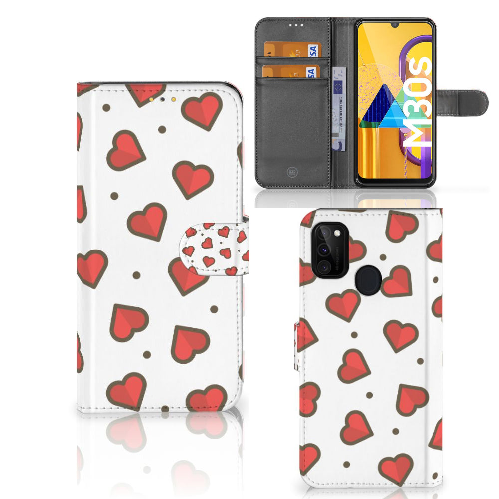 Samsung Galaxy M21 | M30s Telefoon Hoesje Hearts