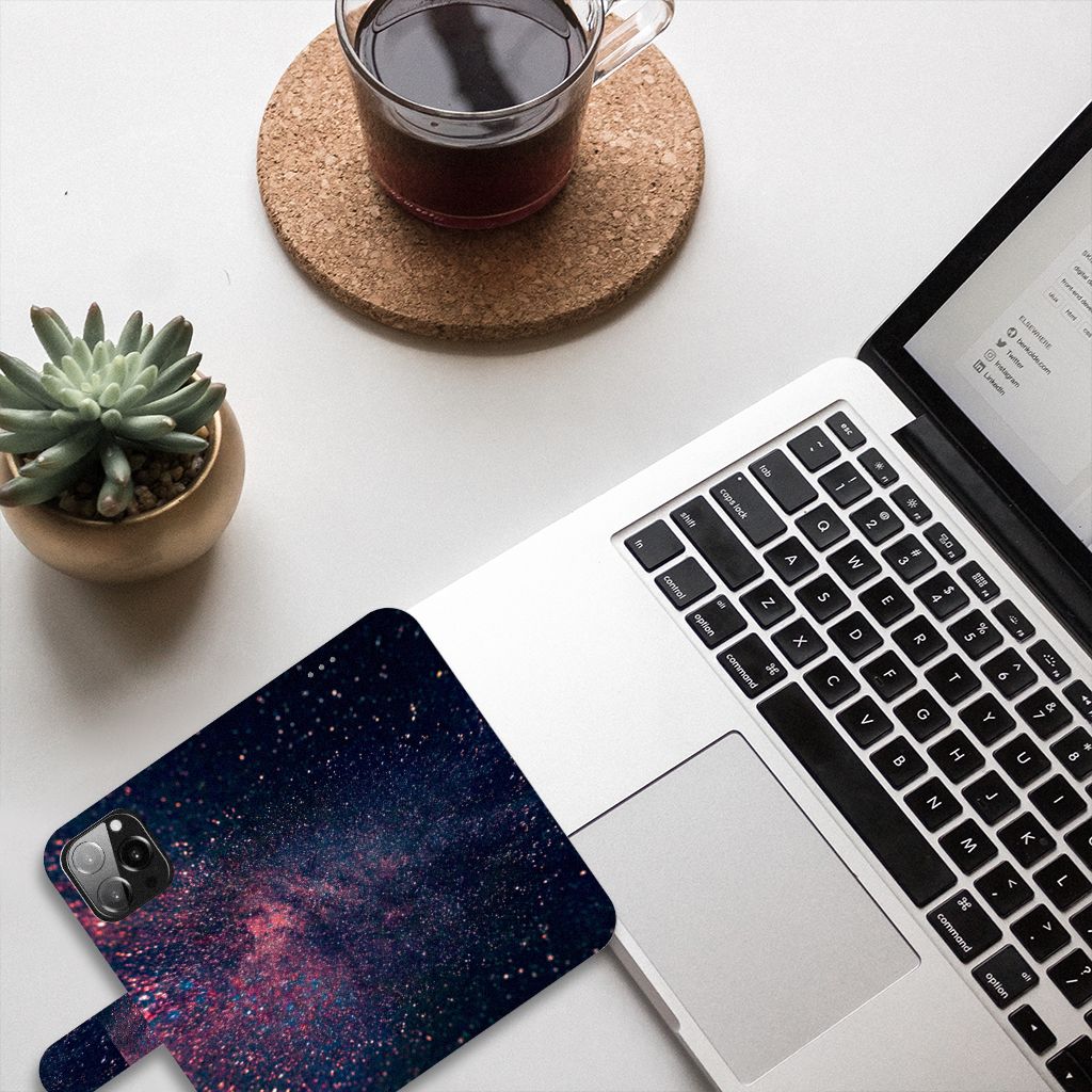 iPhone 13 Pro Max Book Case Stars