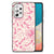 Samsung Galaxy A73 Bloemen Hoesje Pink Flowers B2C Telecom