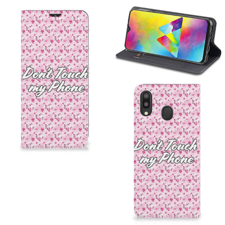 Samsung Galaxy M20 Design Case Flowers Pink DTMP