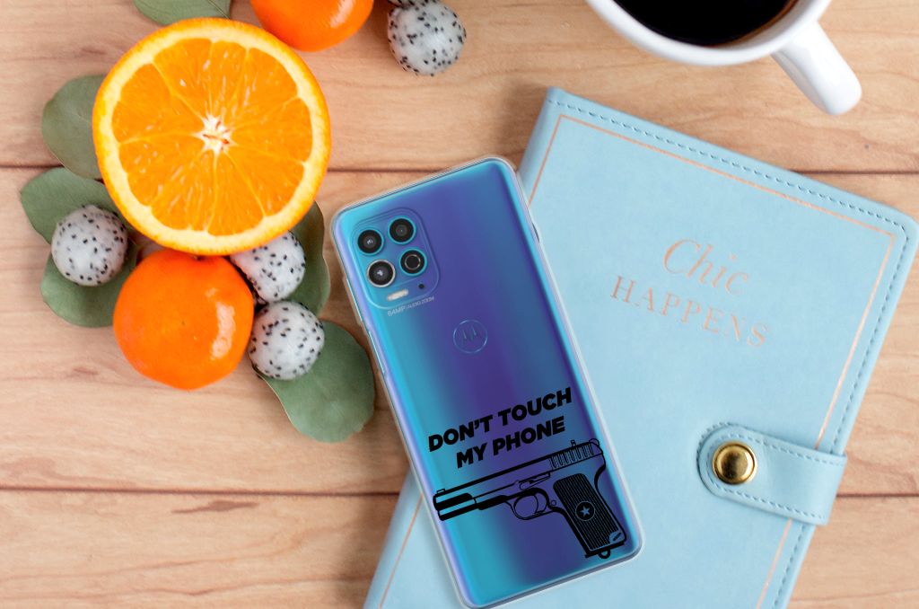 Motorola Moto G100 Silicone-hoesje Pistol DTMP B2C Telecom
