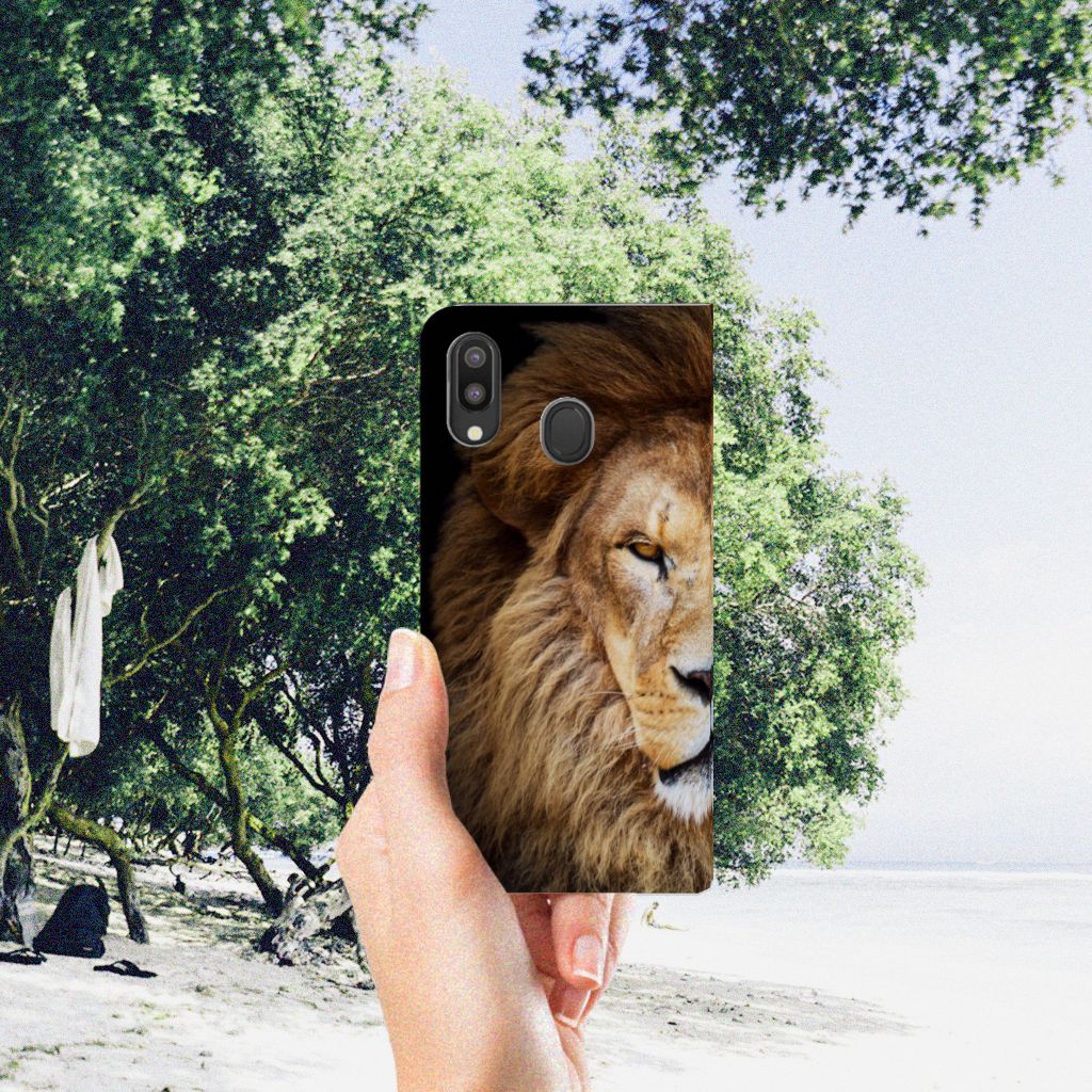 Samsung Galaxy M20 Hoesje maken Leeuw
