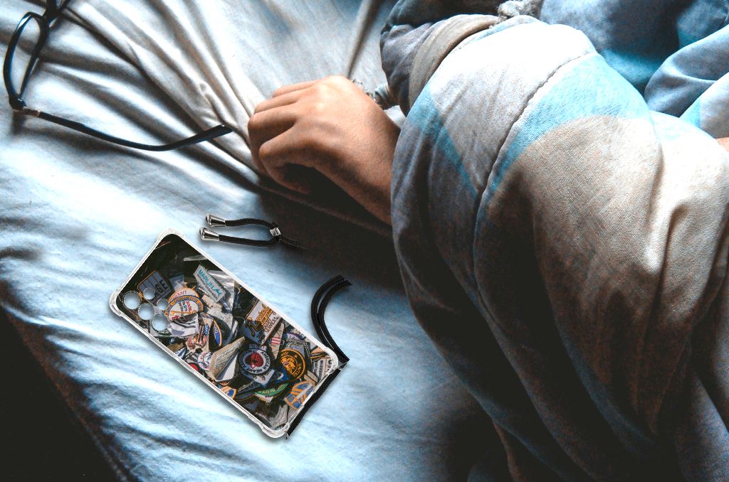 Samsung Galaxy A13 4G Anti-shock Hoesje met foto Badges B2C Telecom