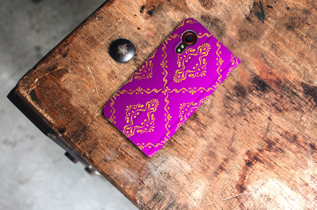 Telefoon Hoesje Samsung Galaxy Xcover 5 Barok Roze - B2C Telecom