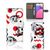 Telefoonhoesje met Naam Samsung Galaxy A33 5G Skull Red