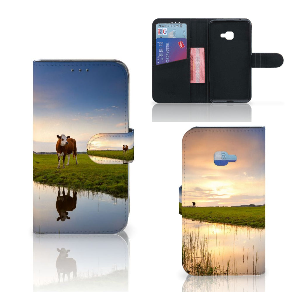 Samsung Galaxy Xcover 4 | Xcover 4s Telefoonhoesje met Pasjes Koe