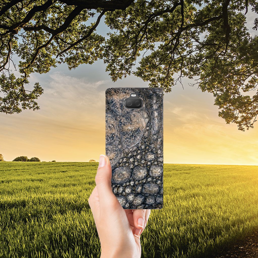 Sony Xperia 10 Plus Hoesje maken Krokodillenprint