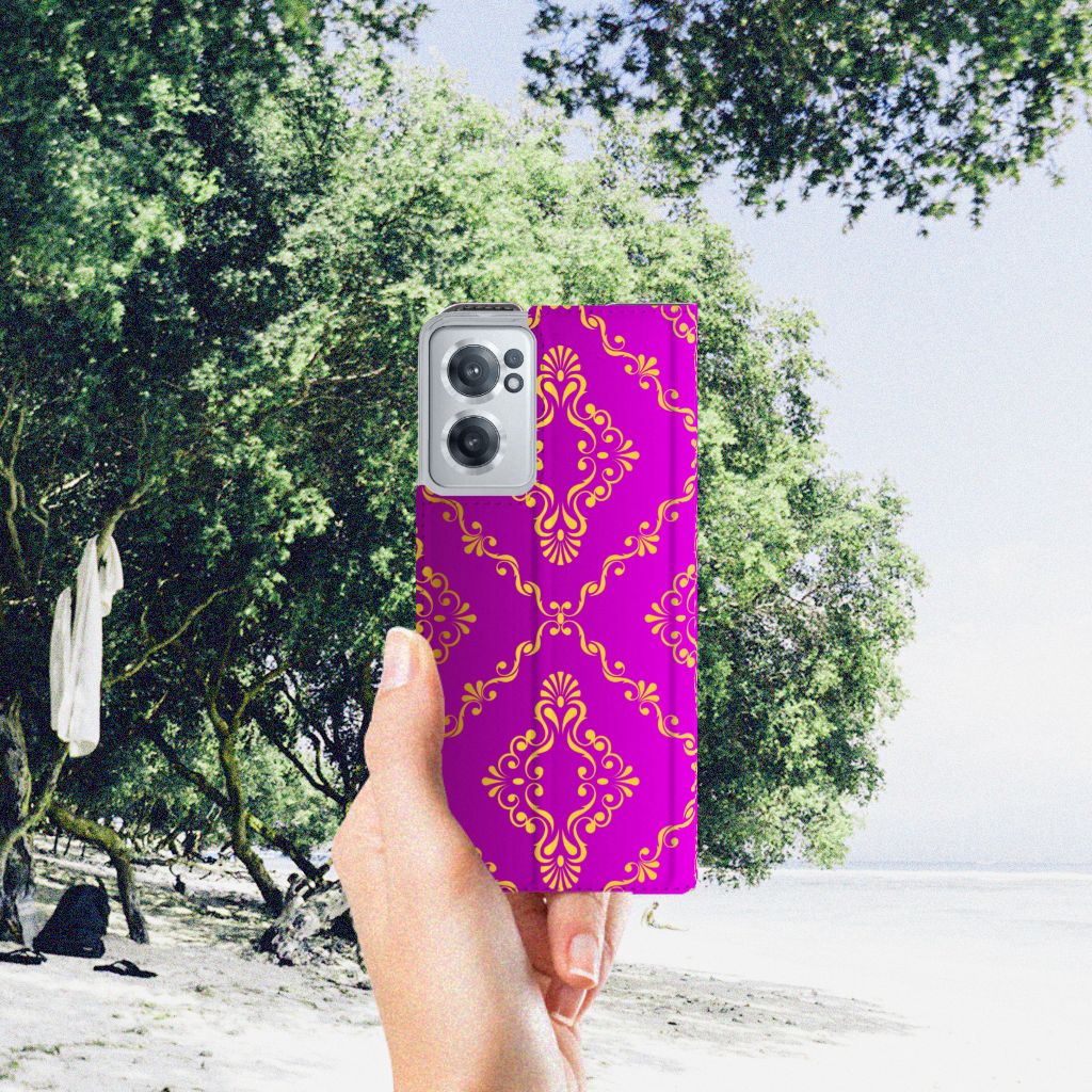 Telefoon Hoesje OnePlus Nord CE 2 5G Barok Roze - B2C Telecom