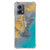 Motorola Moto G53 Anti-Shock Hoesje Marble Blue Gold B2C Telecom
