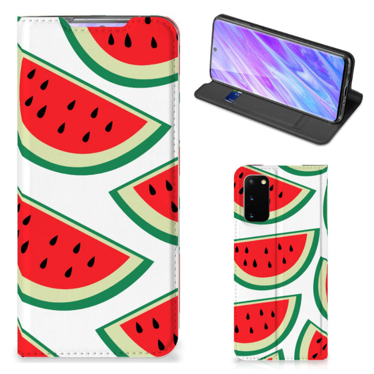 Samsung Galaxy S20 Flip Style Cover Watermelons