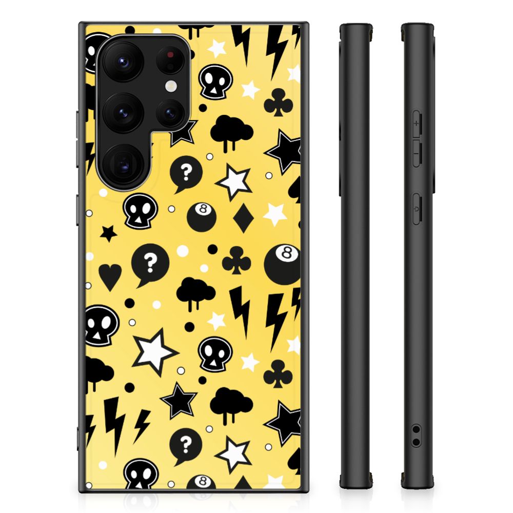 Telefoonhoesje Samsung Galaxy S23 Ultra Punk Geel B2C Telecom