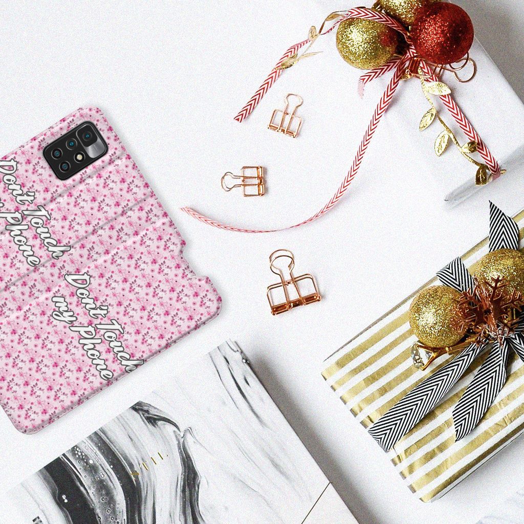 Xiaomi Redmi 10 Design Case Flowers Pink DTMP - B2C Telecom