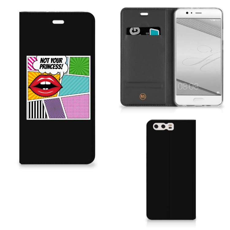 Huawei P10 Plus Hippe Standcase Popart Princess