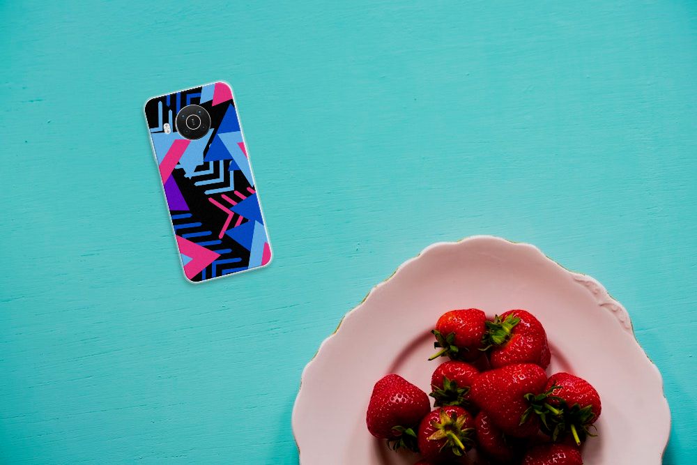 Nokia X10 | X20 TPU Hoesje Funky Triangle