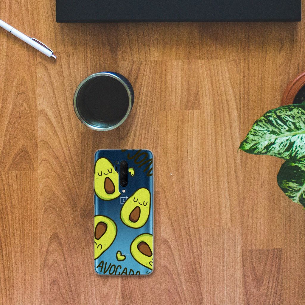 OnePlus 7T Pro Telefoonhoesje met Naam Avocado Singing