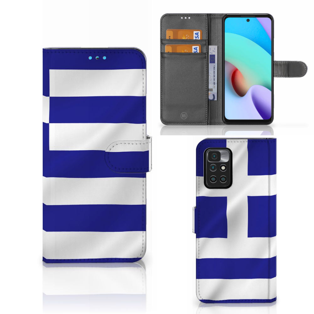 Xiaomi Redmi 10 Bookstyle Case Griekenland