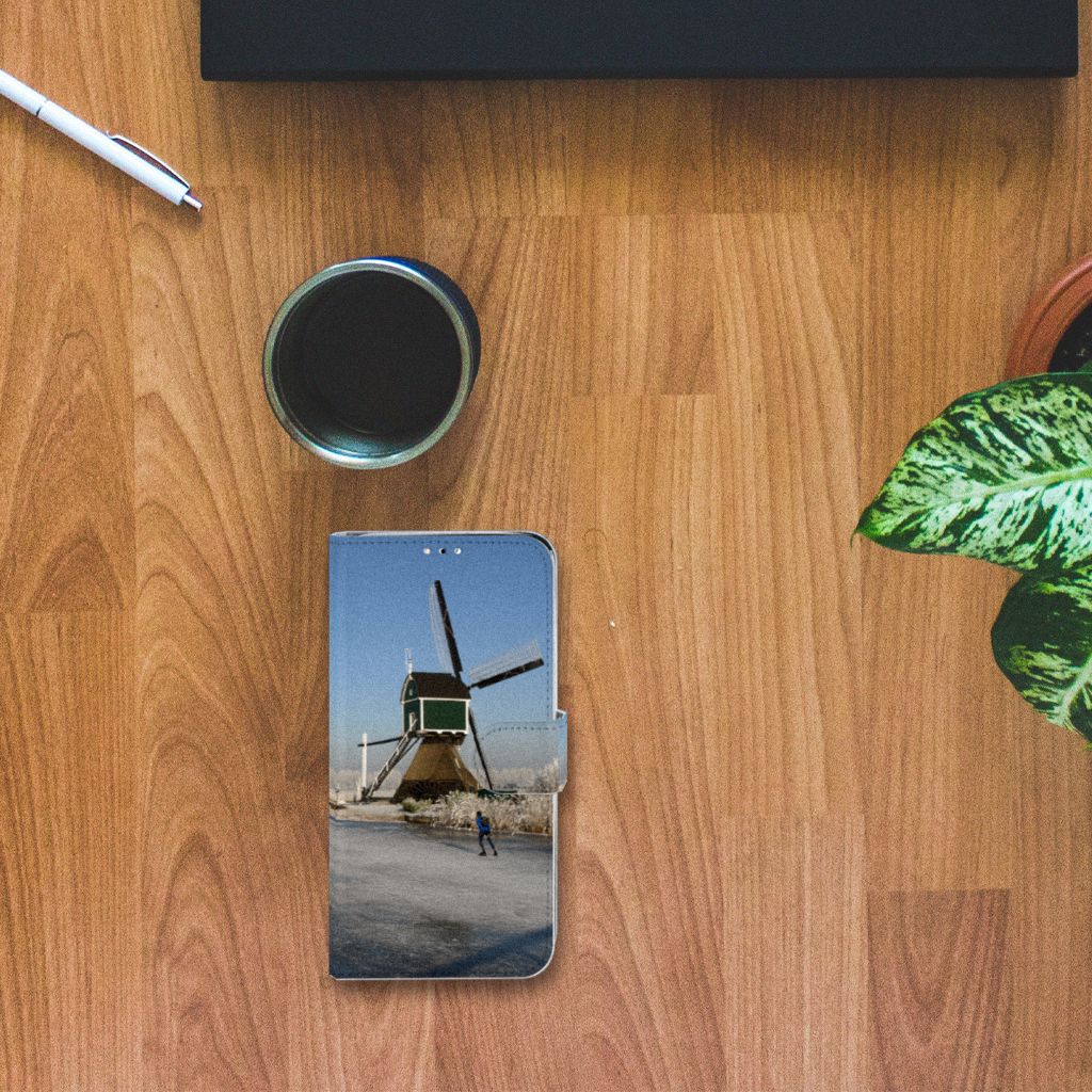 Huawei Y6 (2019) Flip Cover Schaatsers