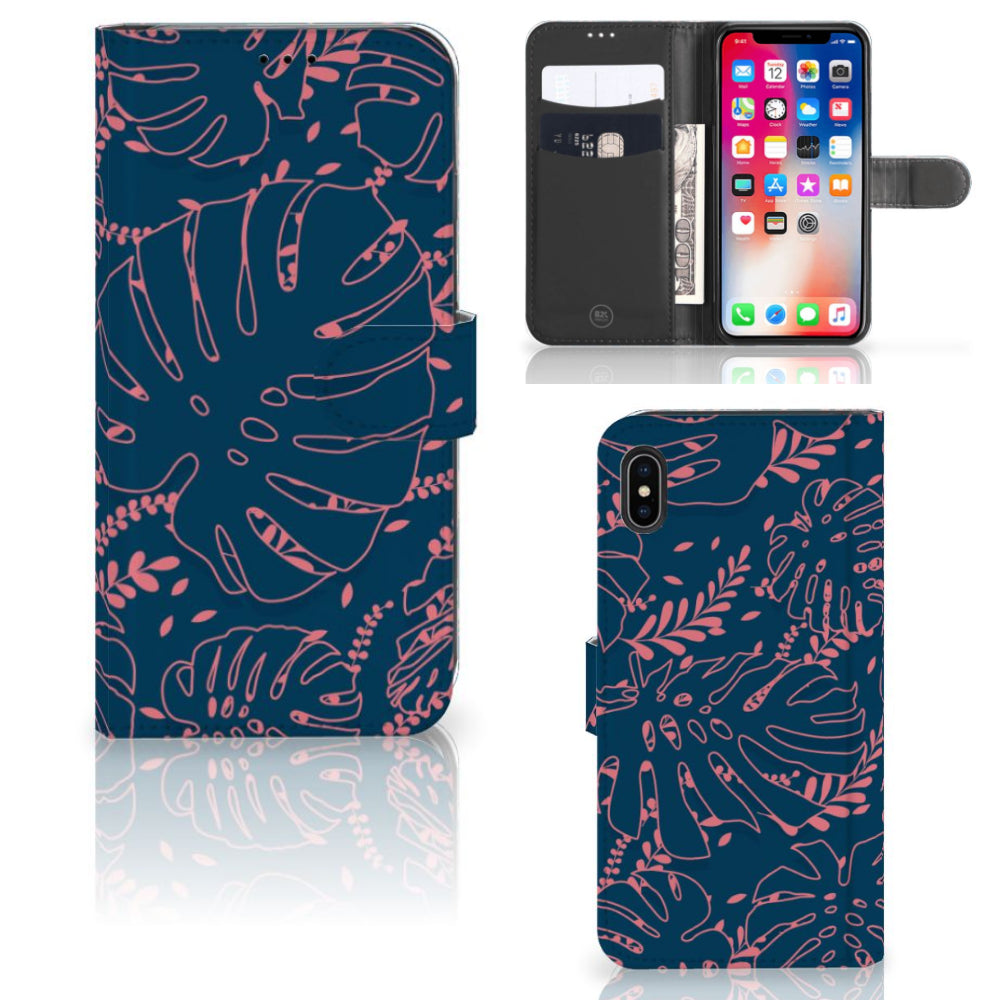 Apple iPhone Xs Max Hoesje Palm Leaves