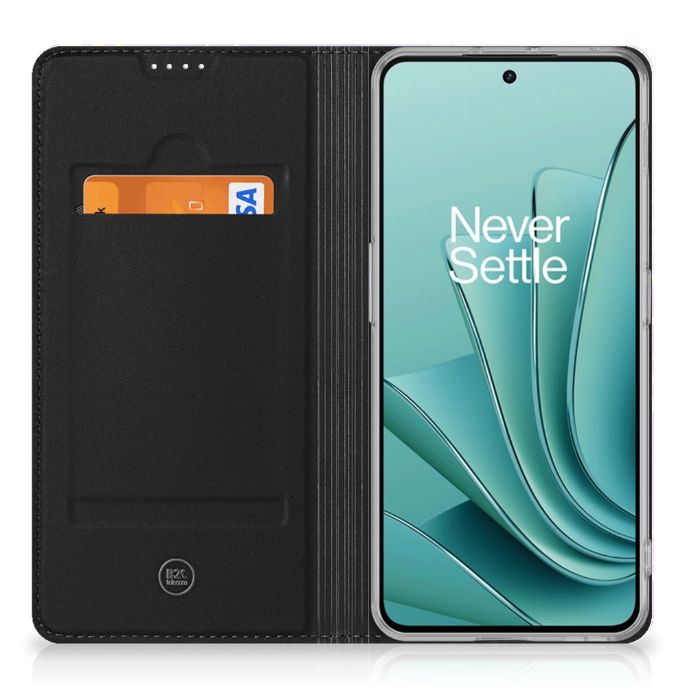 Bookcase voor OnePlus Nord 3 Watercolor Paars