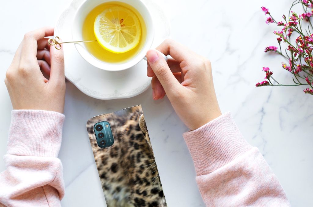 Nokia G11 | G21 Hoesje maken Baby Luipaard - B2C Telecom